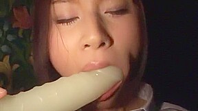 Horny Japanese chick Yuzuka Kinoshita in Exotic Blowjob, College JAV video