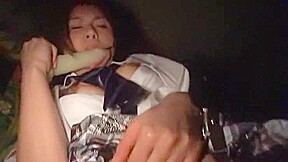 Horny Japanese chick Yuzuka Kinoshita in Exotic Blowjob, College JAV video