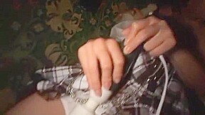 Horny Japanese chick Yuzuka Kinoshita in Exotic Blowjob, College JAV video