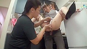 Horny Japanese model Rin Misuzu in Crazy Threesome JAV video
