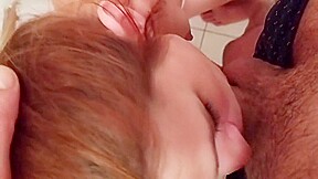 Horny Slut Milf Getting Massive Cum Shot On Face And Mouth After Good Face Fuck And Pussy Fuck