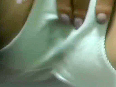 Horny asian rubbing box