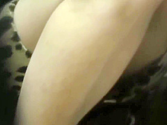 Horny asian rubbing box