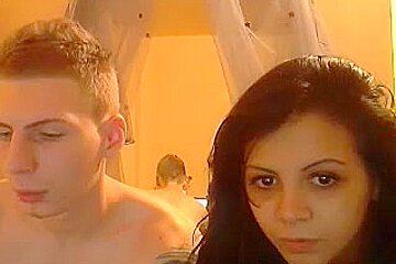 Horny brunette teen 18+ spoils dick