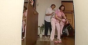 Horny mature Japanese babes slammed hard