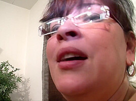 Horny milfs bend over while getting fucked by a huge cock