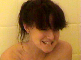 Hot And Horny Girl Fingers And Masturbates In The Bathroom