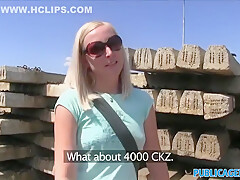 Hot Ass Blondie Getting Rammed Outdoors