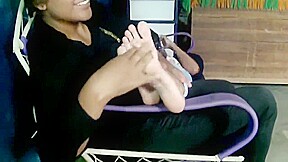 Hot Astrid's Bare Feet Tickled