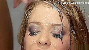 Hot Babe Eats A Cake With Cum