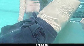 Hot Bffs Have Pool Party Orgy
