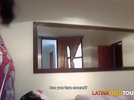 Hot Colombian On All 4's Saddled Mounted And Dominated in Crazy Doggy Style Fucking