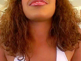 Hot Ebony Chick In A Hot Threesome