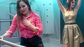 Hot Euro Babes Show Dance Moves