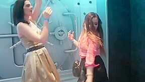 Hot Euro Babes Show Dance Moves