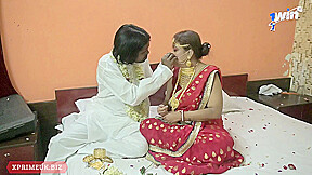 Hot Indian Couple Wedding Night Sex