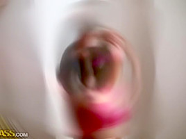 Hot pick up girl easily goes for wild group fucking