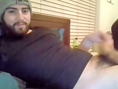 Hot straight dude wanks on cam