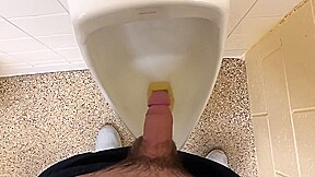 Hot teen 18+ Jerks Off In Public Park Restroom Caught