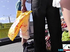 Hot upskirt pictures with brunette chick and her ass