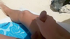 Hottest amateur gay movie with Beach, Outdoor scenes