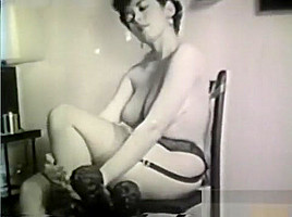 Hottest pornstar in fabulous public, vintage porn movie
