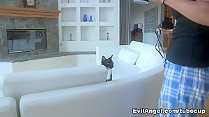 Hottest pornstars Adriana Chechik, Dana Vespoli, James Deen in Exotic Dildos/Toys, Fingering xxx scene