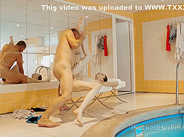 Hottie Orgasms In The Spa