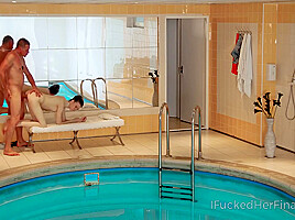 Hottie Orgasms In The Spa