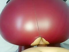 Huge Cum Load On Her Leather Pants And Jacket After Quick Pov Doggy Fuck