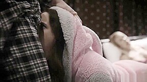 Huge Tits teen 18+ And Stepdad Have Sex In Parents Room