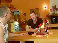 Hungry public suck & fuck in the bar