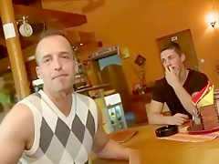 Hungry public suck & fuck in the bar