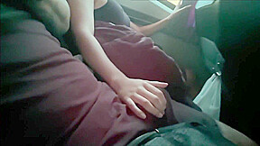 I Jerk Off A Stranger And He Comes On A Public Bus Full Of People