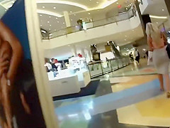 In elevator with busty woman
