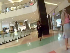 In elevator with busty woman