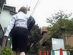 Incredible Japanese chick in Crazy Public, Outdoor JAV movie