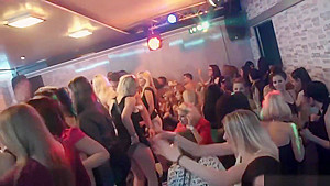 Incredible babes at an orgy get rammed