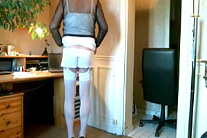 Incredible homemade shemale clip with Solo, Lingerie scenes