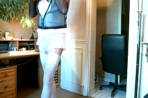 Incredible homemade shemale clip with Solo, Lingerie scenes