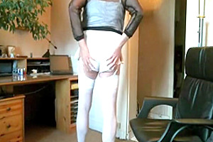 Incredible homemade shemale clip with Solo, Lingerie scenes