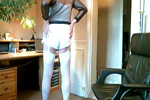 Incredible homemade shemale clip with Solo, Lingerie scenes