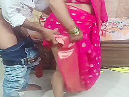 Indian Pink Sadi Wali Bhabhi Fuck Her Boyfriend With Cheating