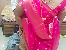 Indian Pink Sadi Wali Bhabhi Fuck Her Boyfriend With Cheating
