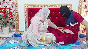 Indian Suhagraat Sex Big Boobs Hindi Bride With Her Husband