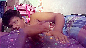 Indian Village House Wife Boobs Pressing