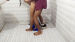 Indian student 18+ And Teacher Fucking In Colleges Toilet