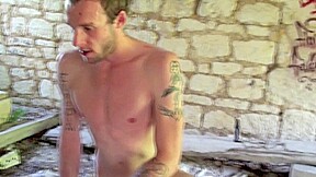 Innocent twink used by straight in exhib outdoor discreet place - CrunchBoy