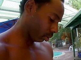 Interracial Blowjob For Black Giant