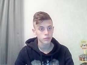 Italian cute boy with round smooth ass nice cock on cam